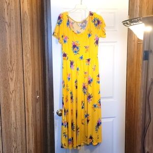 Lularoe Riley floral dress